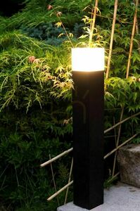 Lampa ogrodowa stojąca SU-MA CUBE CB-330 AL srebrna aluminiowa 33 cm small 2