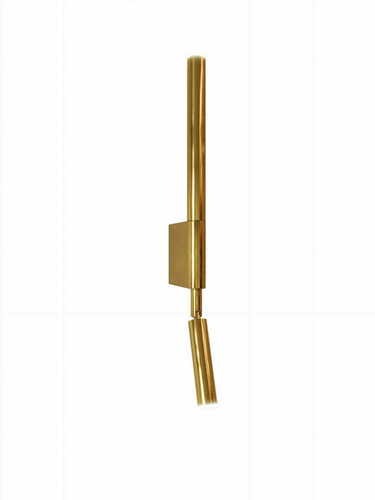 Sprawdź Kinkiet Max Light Organic W0340 złoty 2-punktowy LED 47 cm