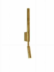 Kinkiet Max Light Organic W0340 złoty 2-punktowy LED 47 cm small 0