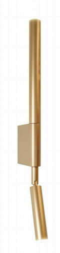 Sprawdź Kinkiet Max Light Organic W0341 złoty szczotkowany 2xLED 47 cm
