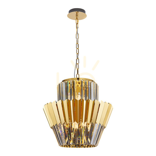Sprawdź Kryształowy Żyrandol Donna Gold 9x E14