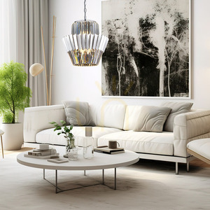 Kryształowy Żyrandol Donna Chrome 9x E14 small 3