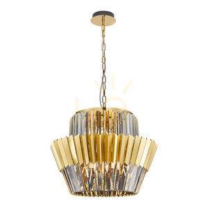 Kryształowy Żyrandol Donna Gold 12x E14 small 0