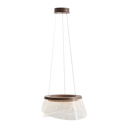 Sprawdź Lampa Wisząca Italux Foren LED Brązowa 47W 3000K PND-59178-47W-3K
