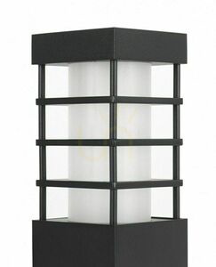 Słupek ogrodowy SU-MA RADO II 2 BL czarny 50 cm IP54 LED 18W small 1