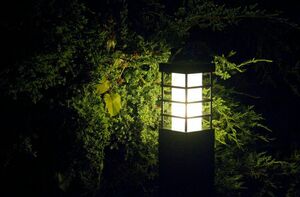 Lampa ogrodowa stojąca SU-MA RADO II 3 BL czarna 25 cm small 3
