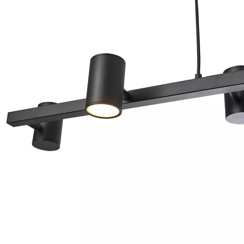Sprawdź Lampa wisząca do jadalni NOE Long czarna PL0111-BK - YASKR