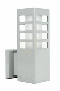 Kinkiet zewnętrzny SU-MA RADO III K AL srebrny aluminiowy 25 cm small 0
