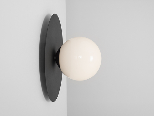 Sprawdź Lampa ścienna SKIVA BALL M - czarny