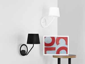 Lampa ścienna SHADE WALL - klosz biały, biały small 1