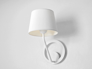 Lampa ścienna SHADE WALL - klosz biały, biały small 3