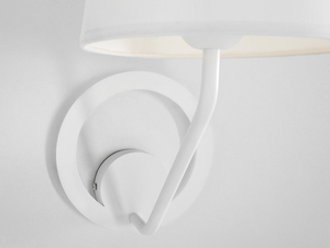 Lampa ścienna SHADE WALL - klosz biały, biały small 4