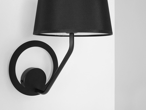 Lampa ścienna SHADE WALL - klosz czarny, czarny small 4