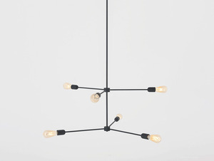 Lampa wisząca TRISO 6 - czarny small 6