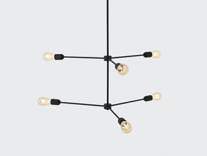 Lampa wisząca TRISO 6 - czarny small 0