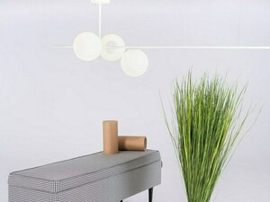 Lampa wisząca BOBLER horizontal - biała small 1