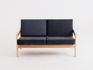 Sofa CARL 2 os. - gwiaździsta noc(mt16), naturalny small 3