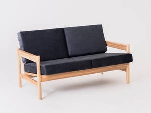 Sofa CARL 2 os. - gwiaździsta noc(mt16), naturalny small 0