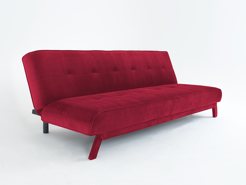 Sprawdź Sofa MODES L 3 os. rozkł. - soczysta żurawina (rv61), czarny