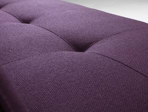 Sofa SLEEK 2 os. rozkł. - śliwkowy(1309), czarny small 4
