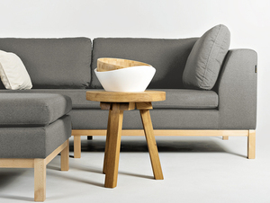 Sofa AMBIENT WOOD 3 os. - kwarc(ml84), naturalny small 1