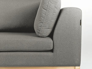 Sofa AMBIENT WOOD 3 os. - kwarc(ml84), naturalny small 4