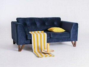 Sofa WILLY 2 os. rozkł. - aronia(rv81), orzech small 1
