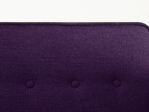Sofa rozkładana 3-osobowa CustomForm ZUGO – śliwkowa 1309, orzech small 4