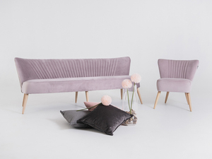 Sofa HARRY 3 os. - owoc lychee(rv62), naturalny small 2