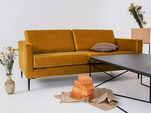 Sofa VERGAN 2 os. - marakuja(rv41), czarny small 1