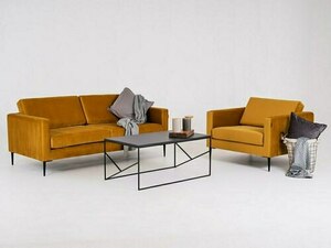 Sofa VERGAN 2 os. - marakuja(rv41), czarny small 2