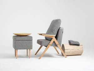 Fotel VINC - stalowy(et91), naturalny small 2