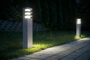 Lampa ogrodowa stojąca SU-MA RADO 1 DG ciemny popiel 75 cm small 2