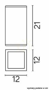 Plafon zewnętrzny SU-MA Adela czarny E27 IP54 8003 BL small 2