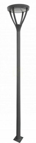 Sprawdź Latarnia ogrodowa SU-MA MARS LED ciemny popiel 318 cm MLS-LB-22A
