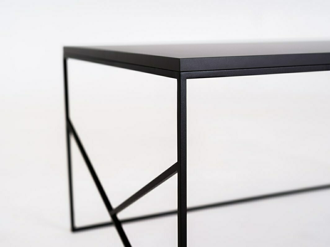 Pokaż Stół kawowy FANCY BASIC 100x60 - czarny Stół kawowy FANCY BASIC 100x60 - czarny