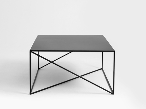 Sprawdź Stół kawowy MEMO METAL 100x100 - czarny