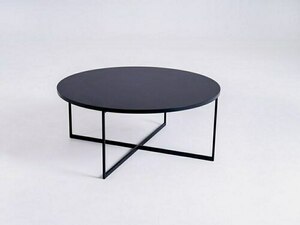 Stolik kawowy CustomForm NIKO 80, czarny, Ø80 cm small 3