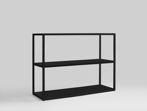 Regał HYLLER METAL 100x75 - czarny small 3