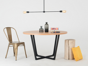Stół jadalniany MAPLE BASIC 120 - dąb, czarny small 2
