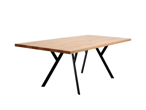Sprawdź Stół jadalniany ZX SOLID WOOD 180 - dąb, czarny