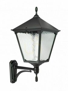 Lampa zewnętrzna wisząca SU-MA Retro kwadratowa czarna K 3012/1/BD KWG small 0