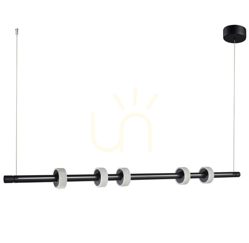 Sprawdź Lampa wisząca RINGO LED czarna 150 cm