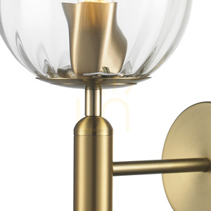 Lampa ścienna PALLA złota 15 cm small 2