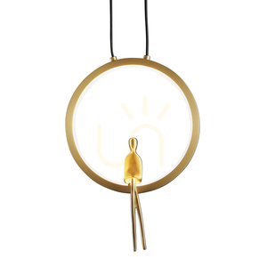 Lampa wisząca AMICI led złota 27 cm 5 Lampa wisząca AMICI led złota 27 cm small 5