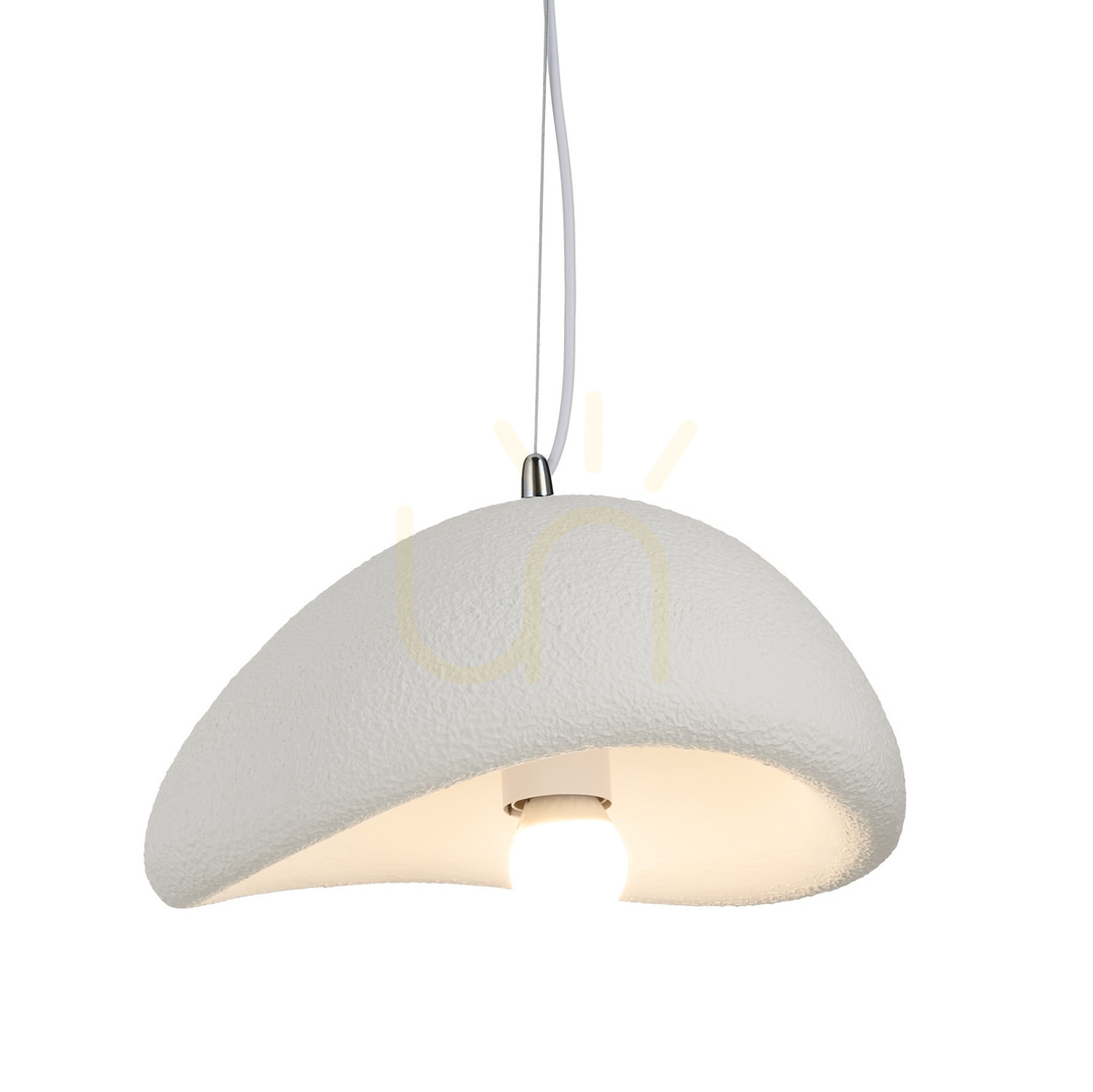 Zobacz Lampa wisząca STONE biała 30 cm Lampa wisząca STONE biała 30 cm