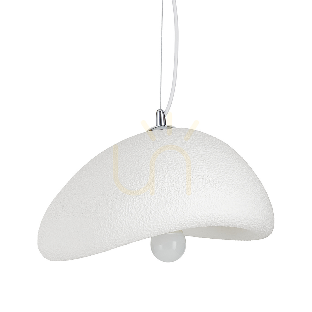 Zobacz Lampa wisząca STONE biała 30 cm Lampa wisząca STONE biała 30 cm