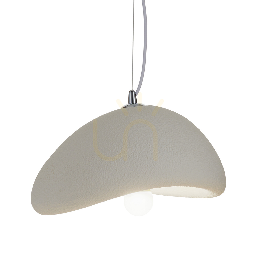 Obejrzyj Lampa wisząca STONE biała 30 cm Lampa wisząca STONE biała 30 cm