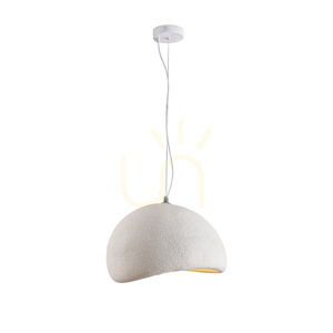 Lampa wisząca STONE biała 60 cm small 2