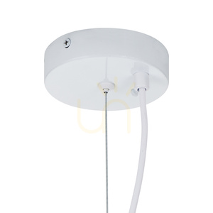 Lampa wisząca STONE biała 60 cm small 4